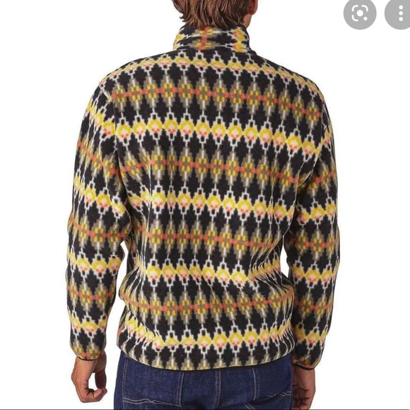 Patagonia Synchilla Forest Carpet Industrial Green Snap Jacket—L - Picture 2 of 13